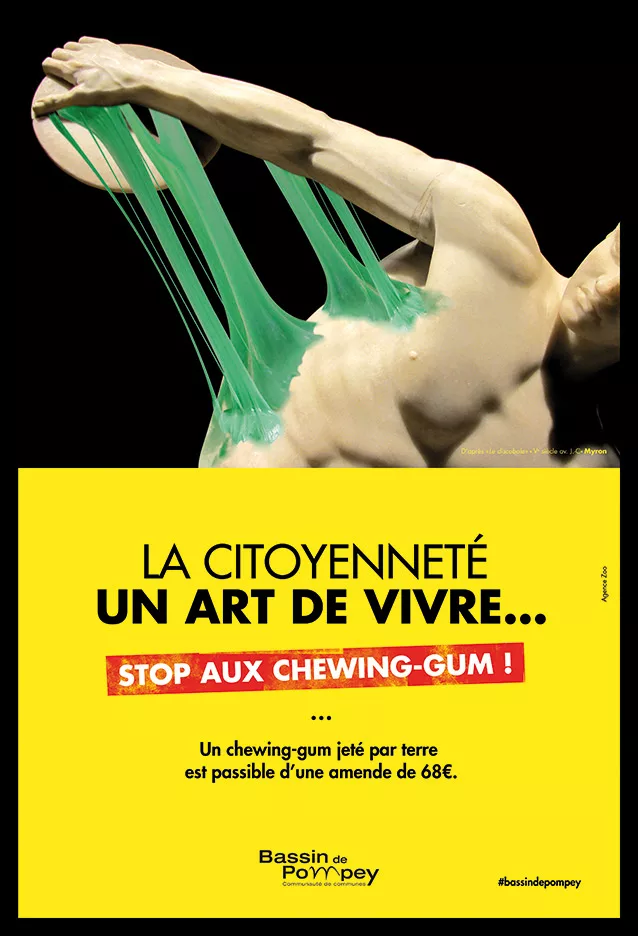 DDP La Citoyenneté Affiche • Chewing Gum RVB