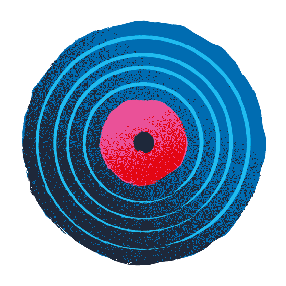 JDM, JDM , Jardin Du Michel, Festival, Vinyle, Bleu