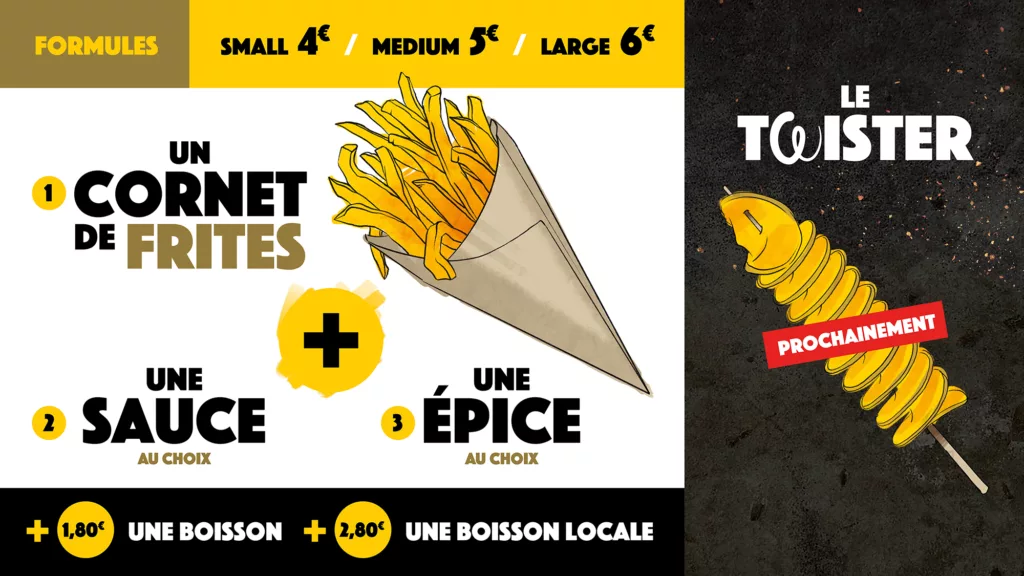 PAPA FRIES Menu V A