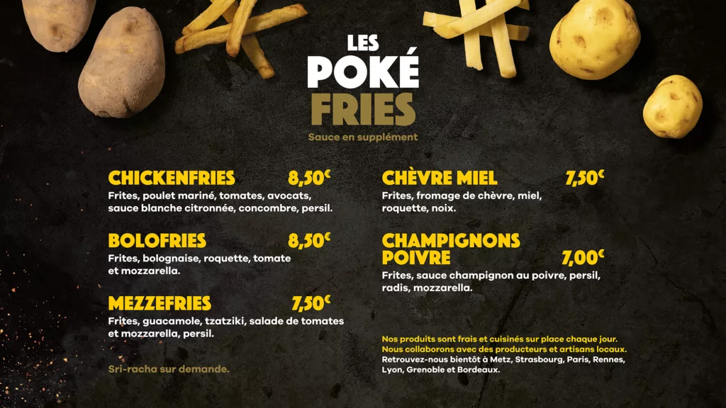 PAPA FRIES Menu V C