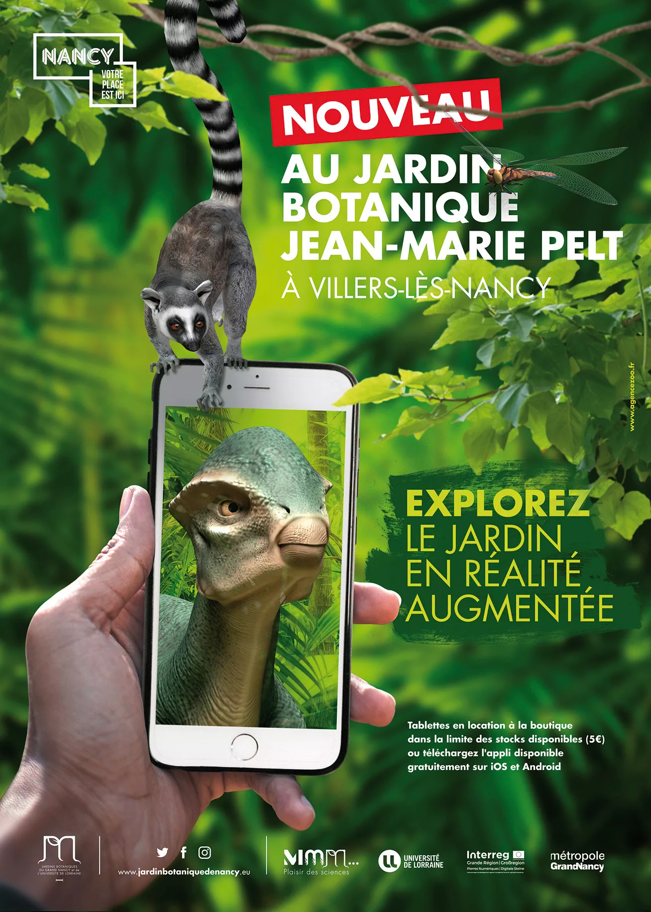 ZOO JARDIN BOTANIQUE AFFICHE