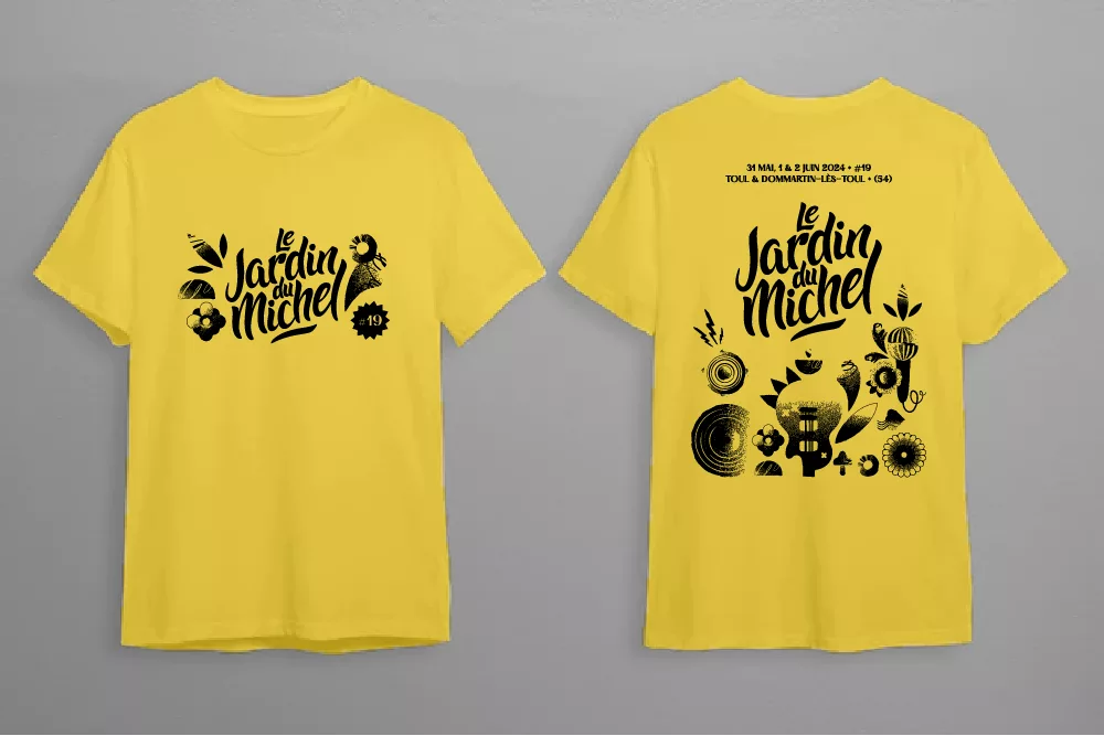 ZOO JDM Mockup De Tshirt Jaune